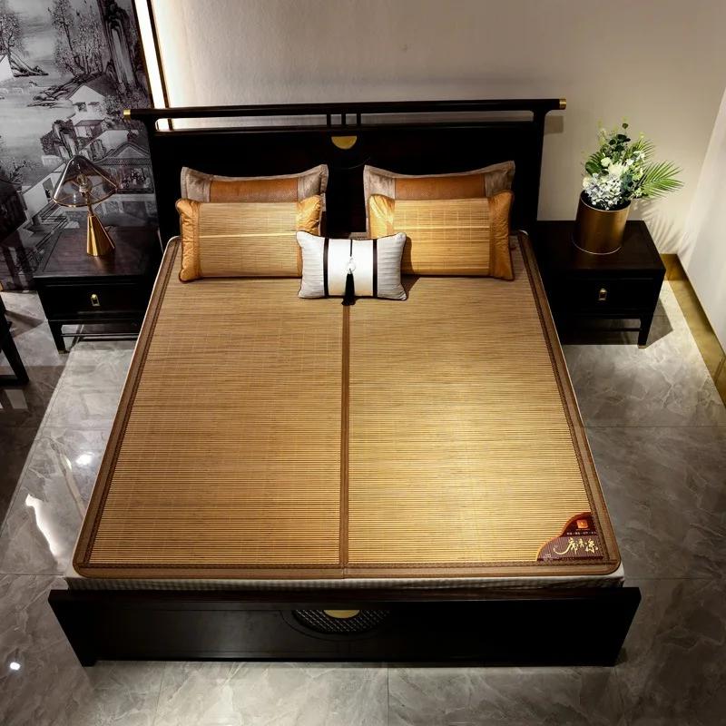 Excellent tapis pliant en bambou, matelas de paille pliable, pour l'été, dortoir d'étudiants, en soi