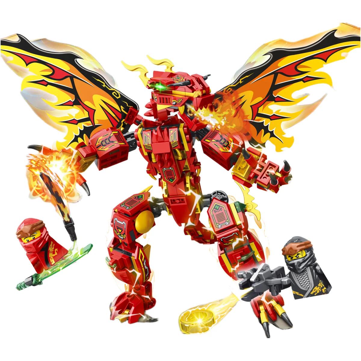 Ninja War Machine Lloyd War Armor Mech Mini modèle figurine blocs de construction compatibles dessin