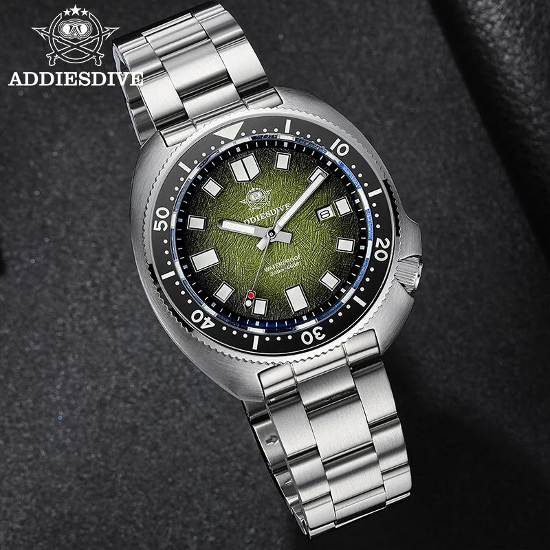 ADDIESDIVE Japan2115 nouveaux hommes montre verre saphir BWG9 Ultra-lumineux lumineux 200m étanche m