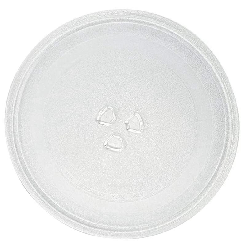 Plaque de rechange universelle pour micro-ondes, plaque de verre colorée, ronde, durable, micro-onde