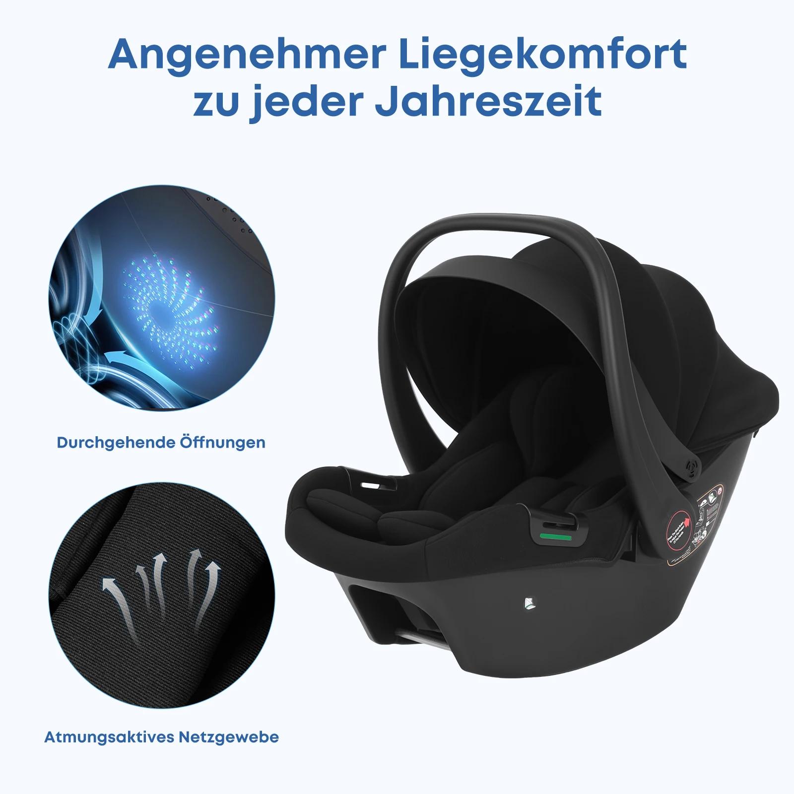 Siège auto pour bébé pour nouveau-né de 0 à 15 mois (40-85 cm) 13 kg Base ISOFIX siège auto taille I