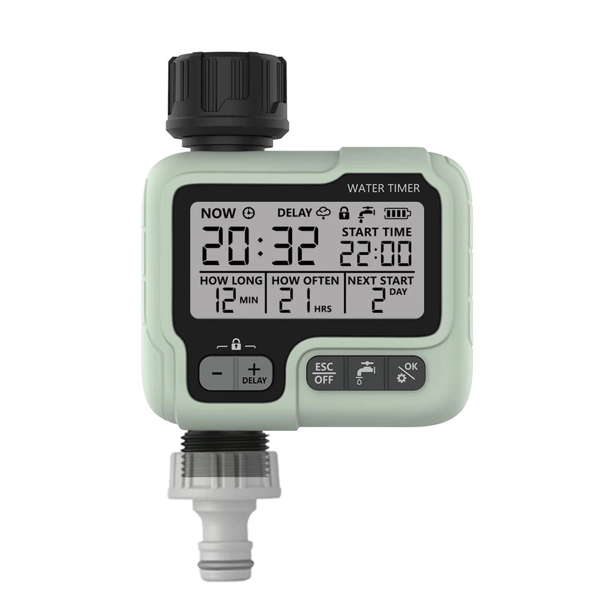 Minuterie d'eau automatique HCT-322, Machine d'irrigation numérique de jardin, arroseur Intelligent