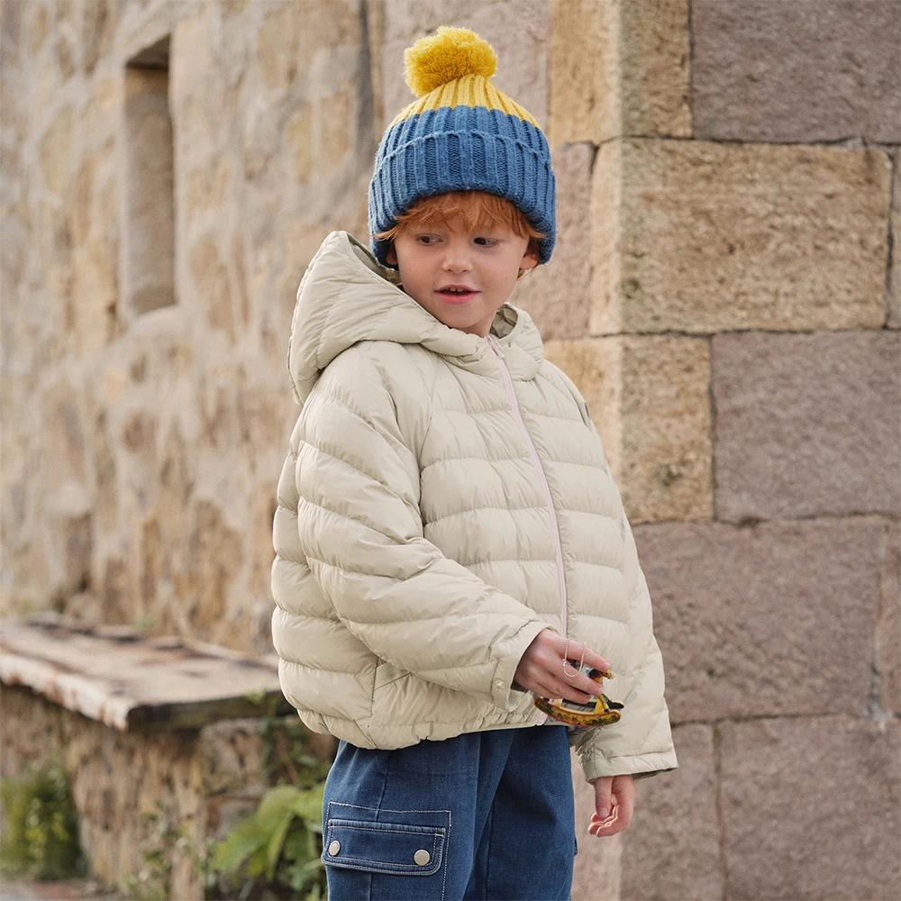 Dave Bella garçons filles doudoune Parka automne hiver manteaux chauds enfants solide coupe-vent par