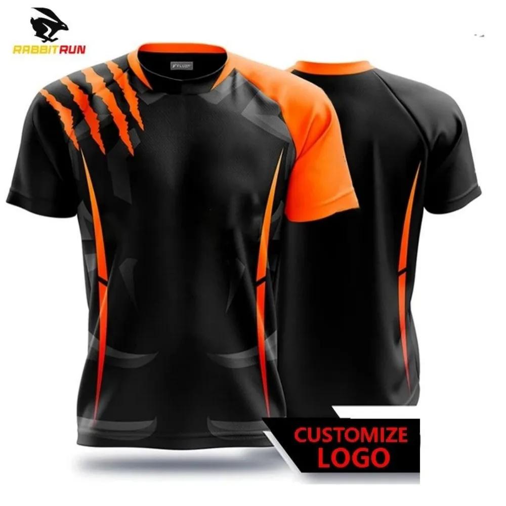 Nouveau T-shirt respirant et confortable pour hommes avec motif imprimé rayé haut de sport décontrac