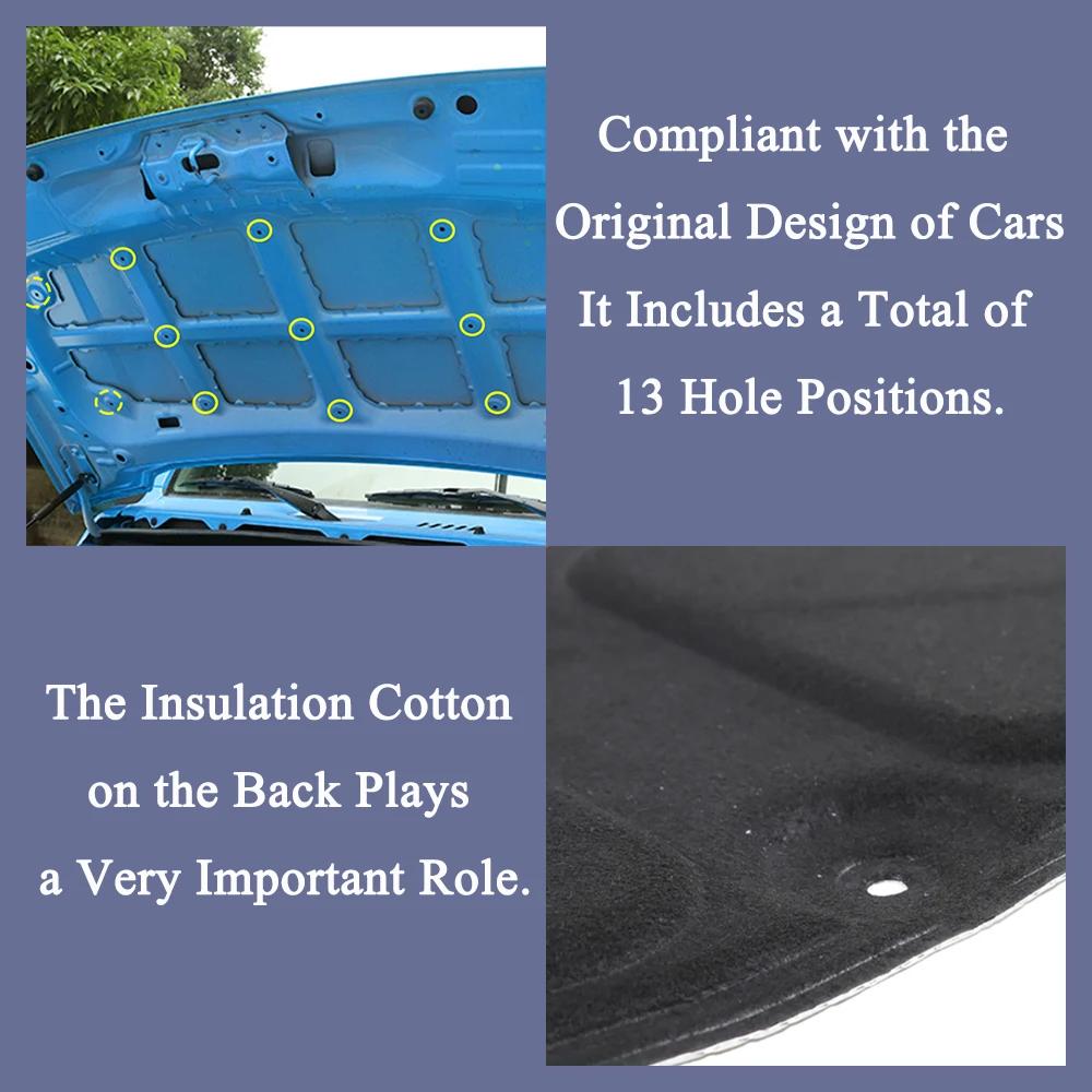 Couverture d'isolation thermique et phonique pour capot moteur de voiture pour Suzuki Jimny 2019 202