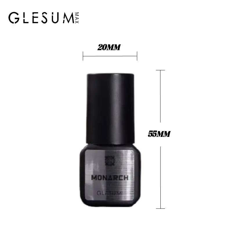 Glesum – colle pour cils de niveau principal, adhésif sec 0.8s, résistant à l'huile et à l'eau, temp