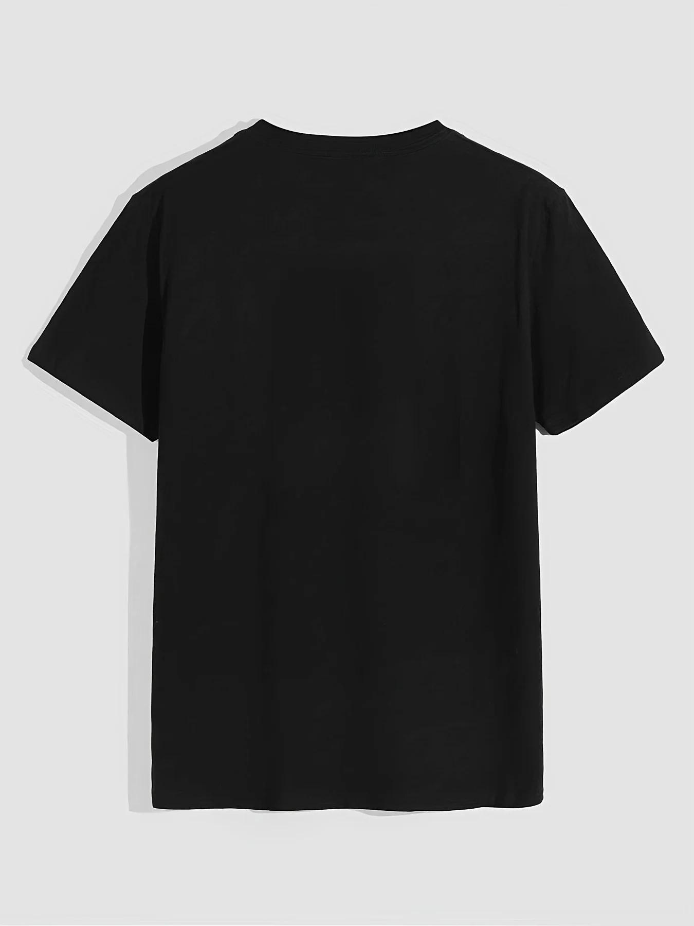 T-shirt à Manches Courtes et Col Rond pour Homme, Vêtement Confortable, Décontracté, Ample, Surdimen