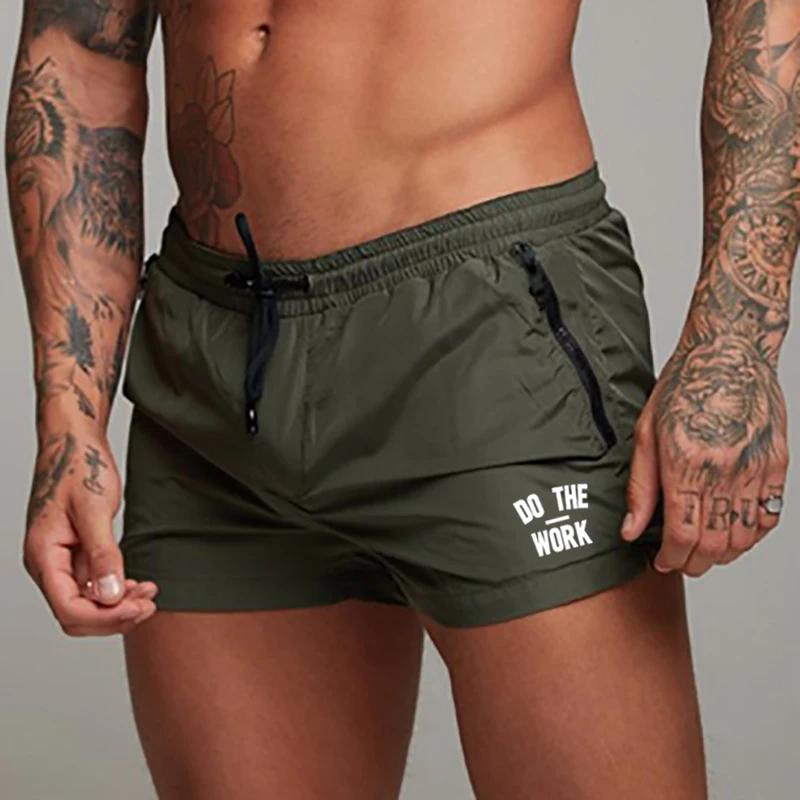 Maillot de bain pour hommes, short de bain, été, décontracté, plage, séchage rapide, course à pied,