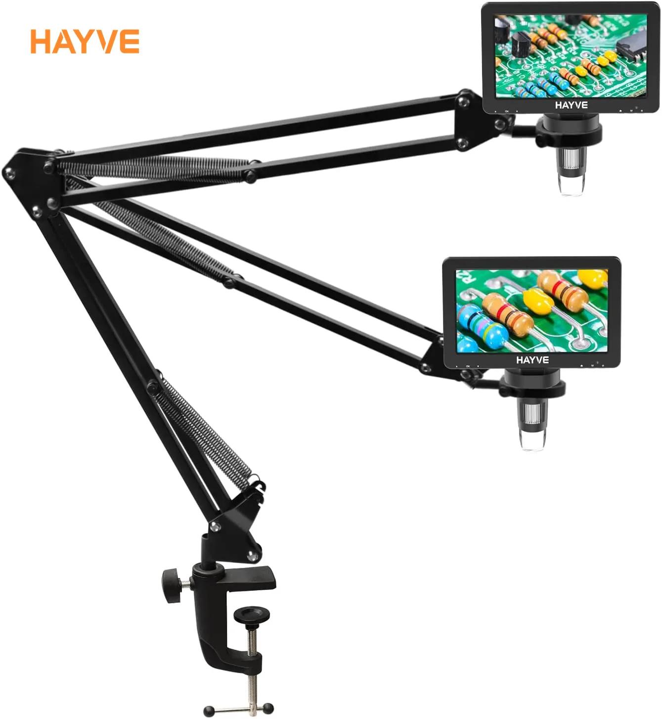 Hayve – support de bras de Microscope, support métallique réglable, support de Microscope pour pièce