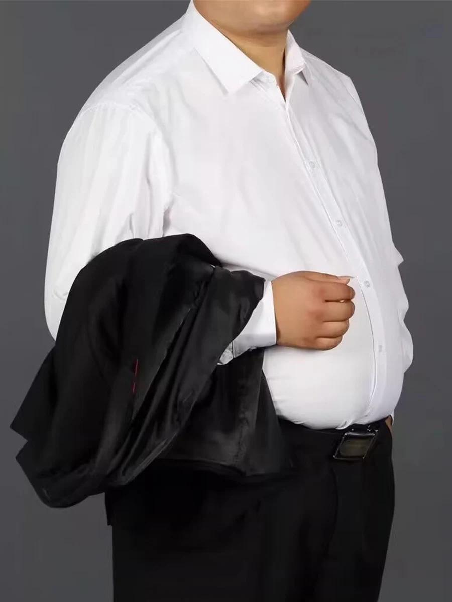 Grande taille 11XL 10XL 9XL nouvelle chemise sociale pour hommes à manches longues coupe ajustée aff