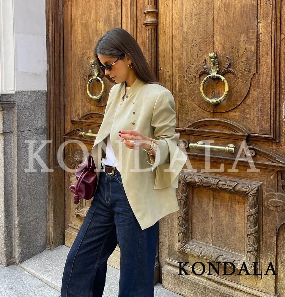 Blazer Chic et Luxueux KONDALA pour Femme – Nouvelle Tendance Printemps 2026 – Blazer Décontracté po