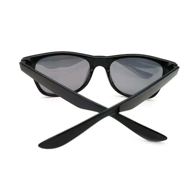 Lunettes de Diffraction effet prisme 3D pour femmes, lunettes de soleil rectangulaires arc-en-ciel,