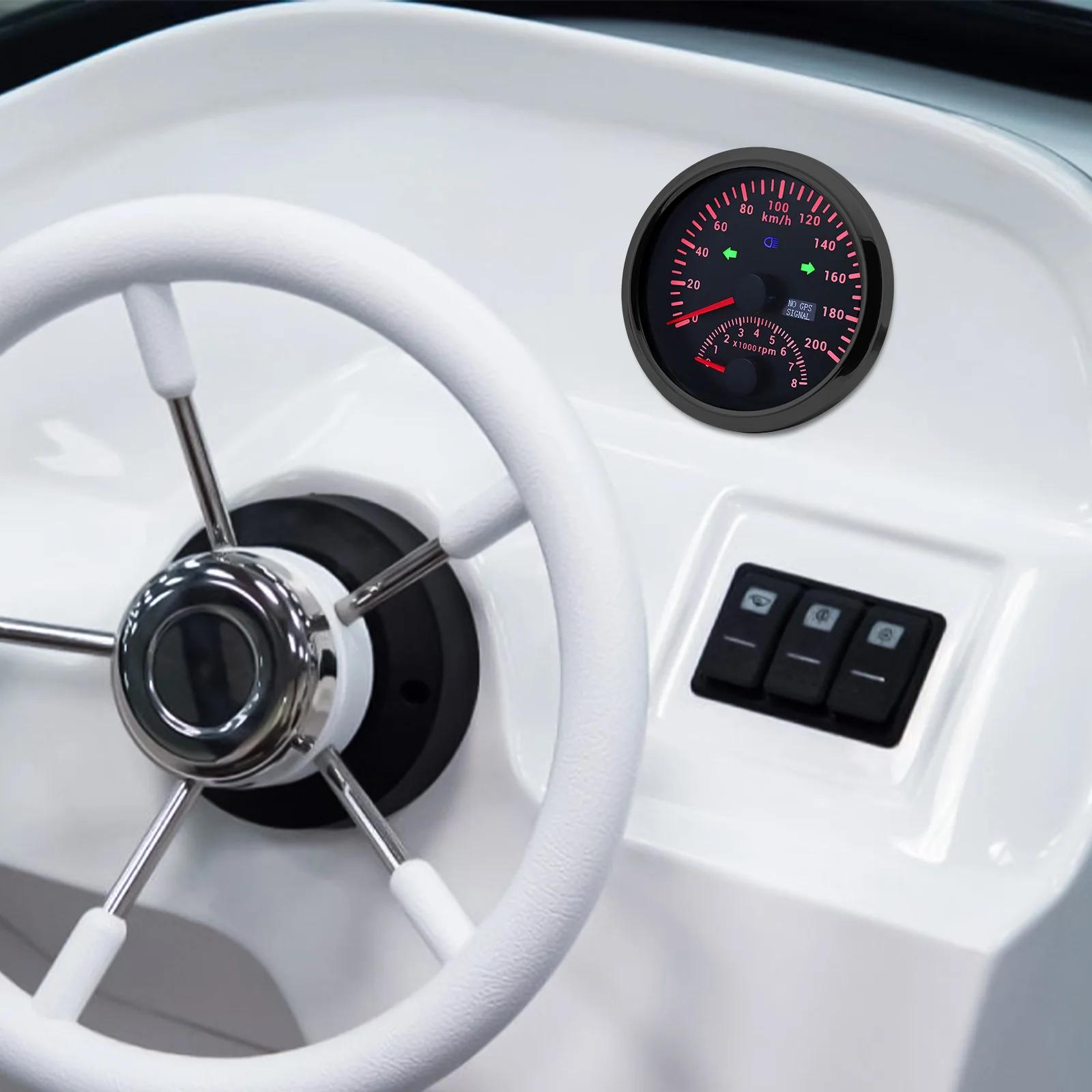 Compteur de vitesse GPS avec tachymètre, compteur de vitesse pour voiture, camion, bateau, odomcircu