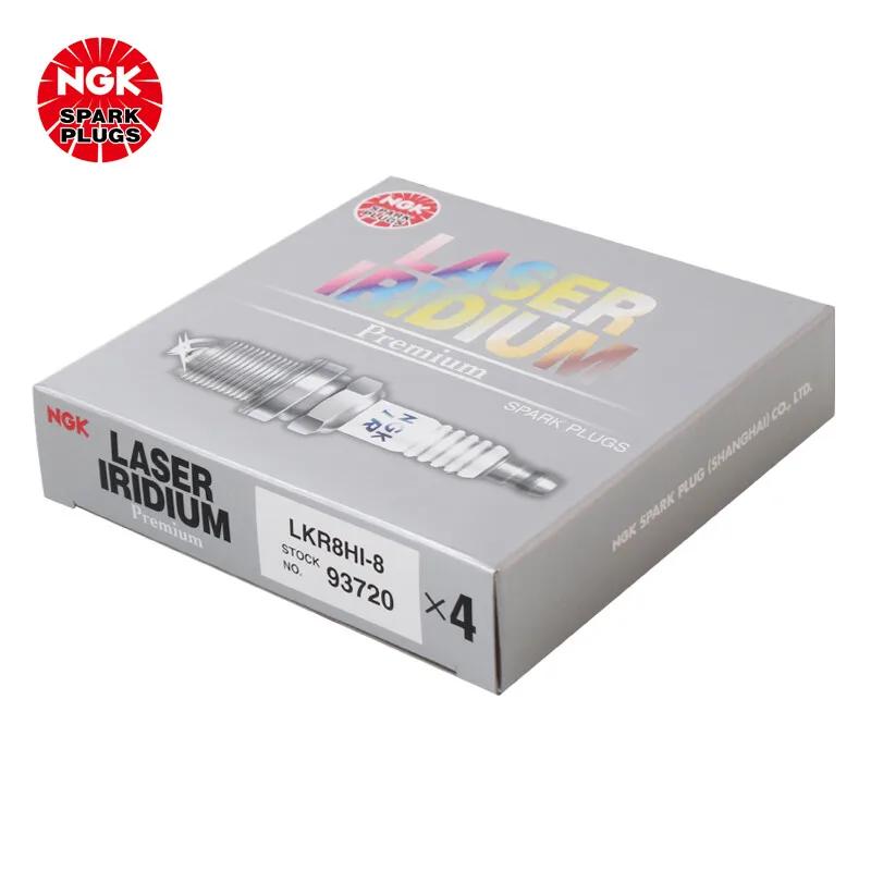 Bougie d'allumage NGK Iridium Gold LKR8HI-8 93720 convient pour Emgrand GL Vision SUV 1.3T(4 pièces)