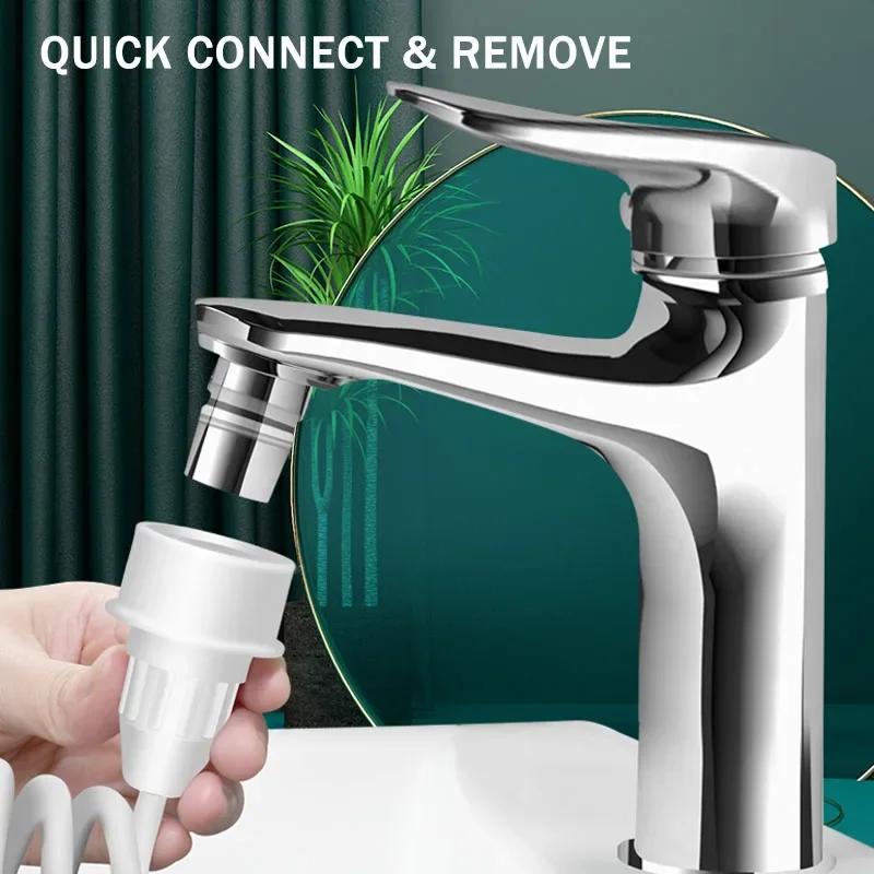 Irrigateur buccal non électrique, nettoyeur de dents sans fil, jet d'eau pour les dents, pression d'