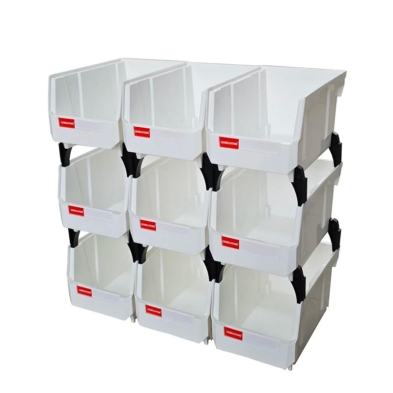 Bacs de rangement empilables en plastique, boîtes de rangement à vis, organisateur de rangement de p