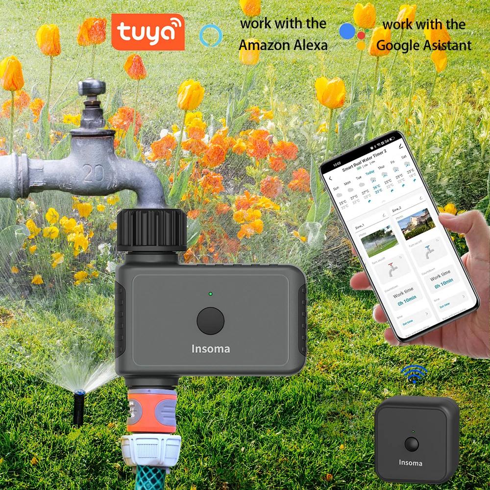 Insoma Wifi minuterie d'arrosage automatique minuterie d'eau de jardin à distance système d'arrosage