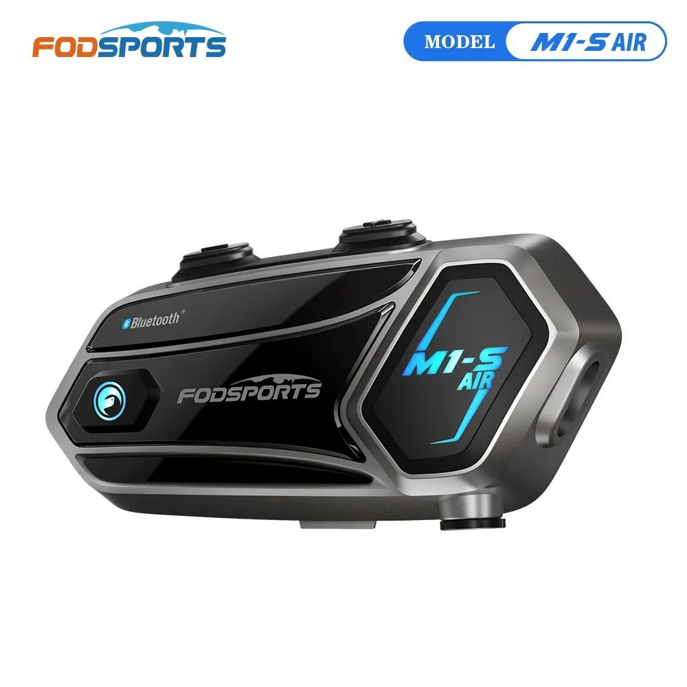 Interphone moto Fodsports M1-S AIR, casque Bluetooth, Interphone moto, radio FM, partage de musique.