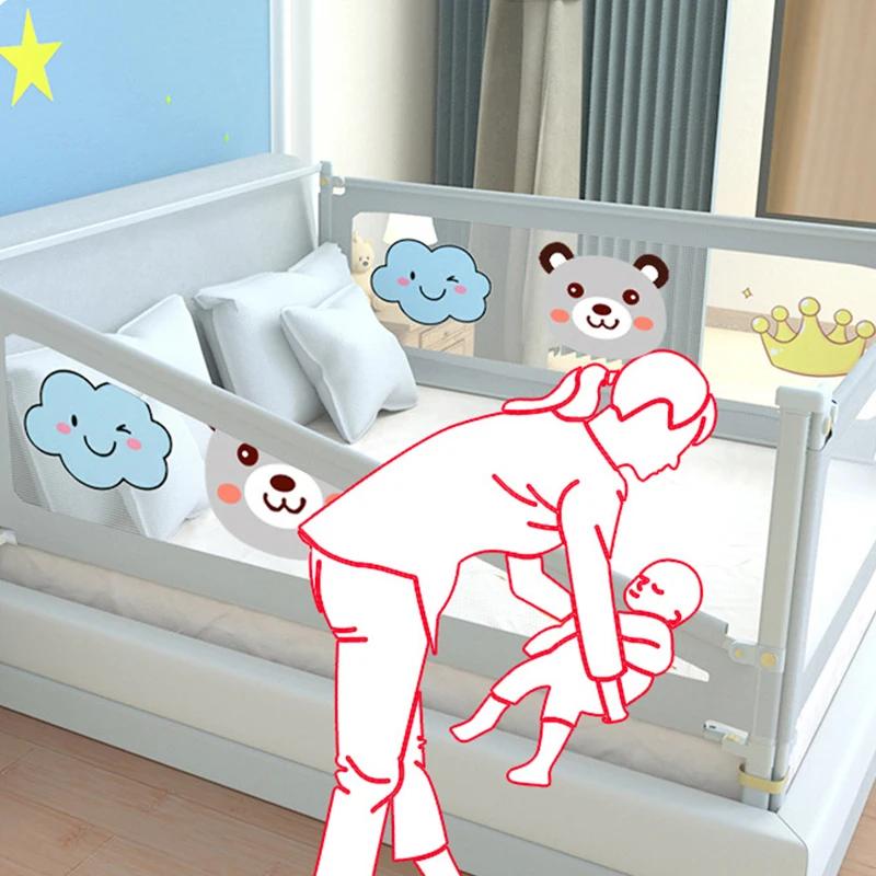 IMBABY garde-corps lit protecteurs berceau relevables main courante réglable sécurité enfants lavable