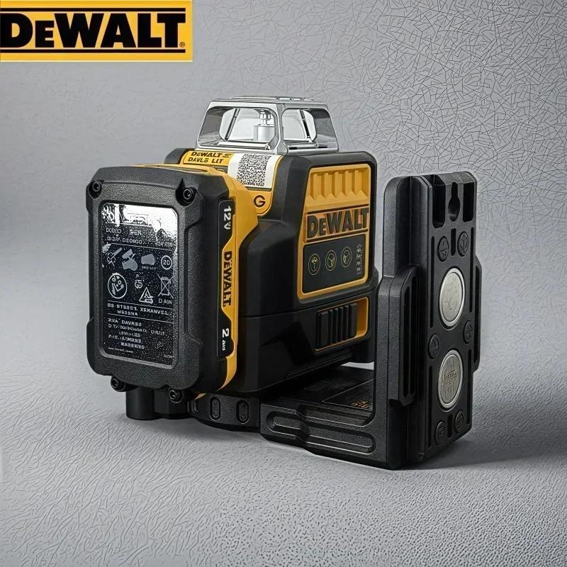 Dewalt DW089LG Laser vert 360° à 3 côtés, 12 lignes, horizontal et vertical, pour extérieur, avec ba