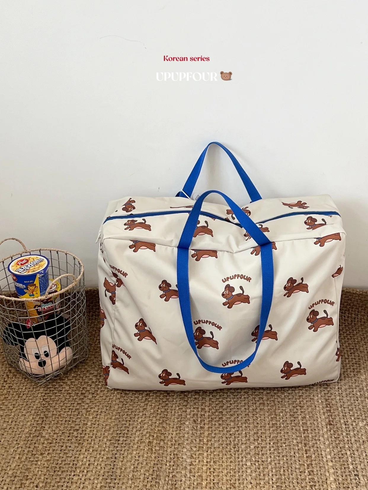 Sac rangement grande capacité imperméable pour couettes vêtements bébé organisateur voyage famille