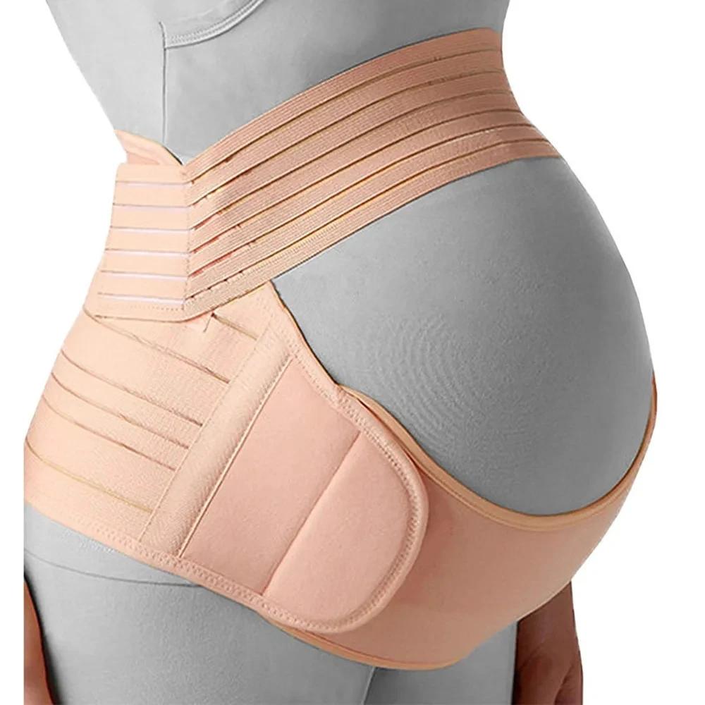 Femmes enceintes soutien ventre bande dos vêtements ceinture réglable taille soins maternité Abdomen