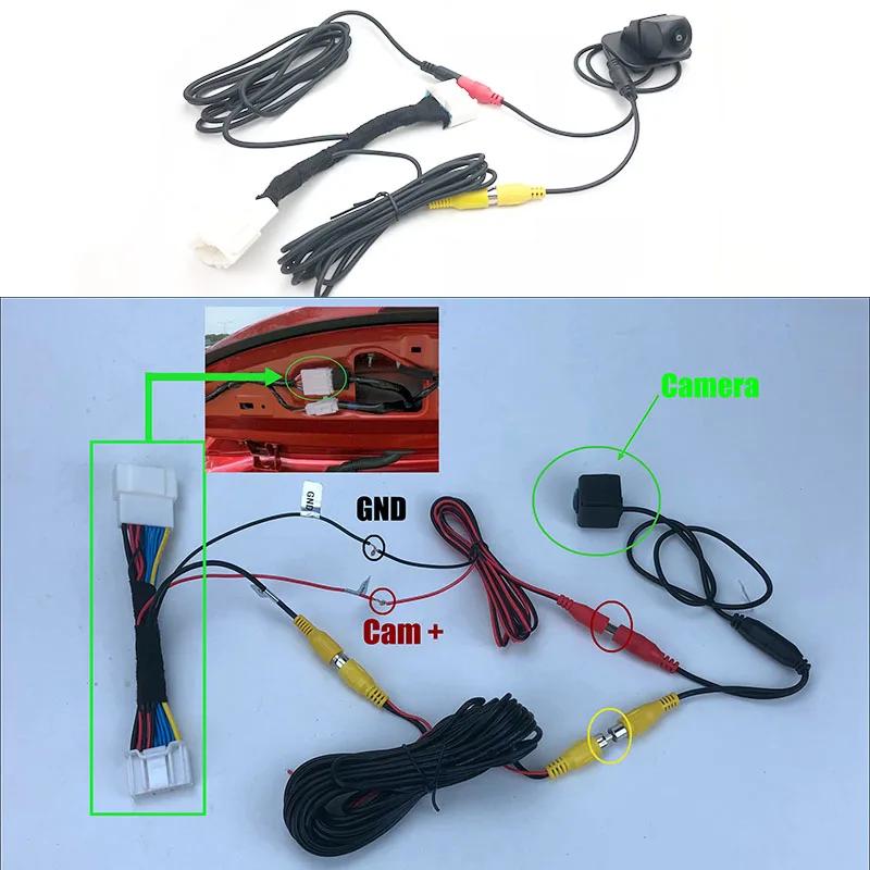Caméra de recul pour Mazda Cx3 CX-3 2015 2016 2017 2018 2019 C18 Accessoires Câble Adaptateur Pour A