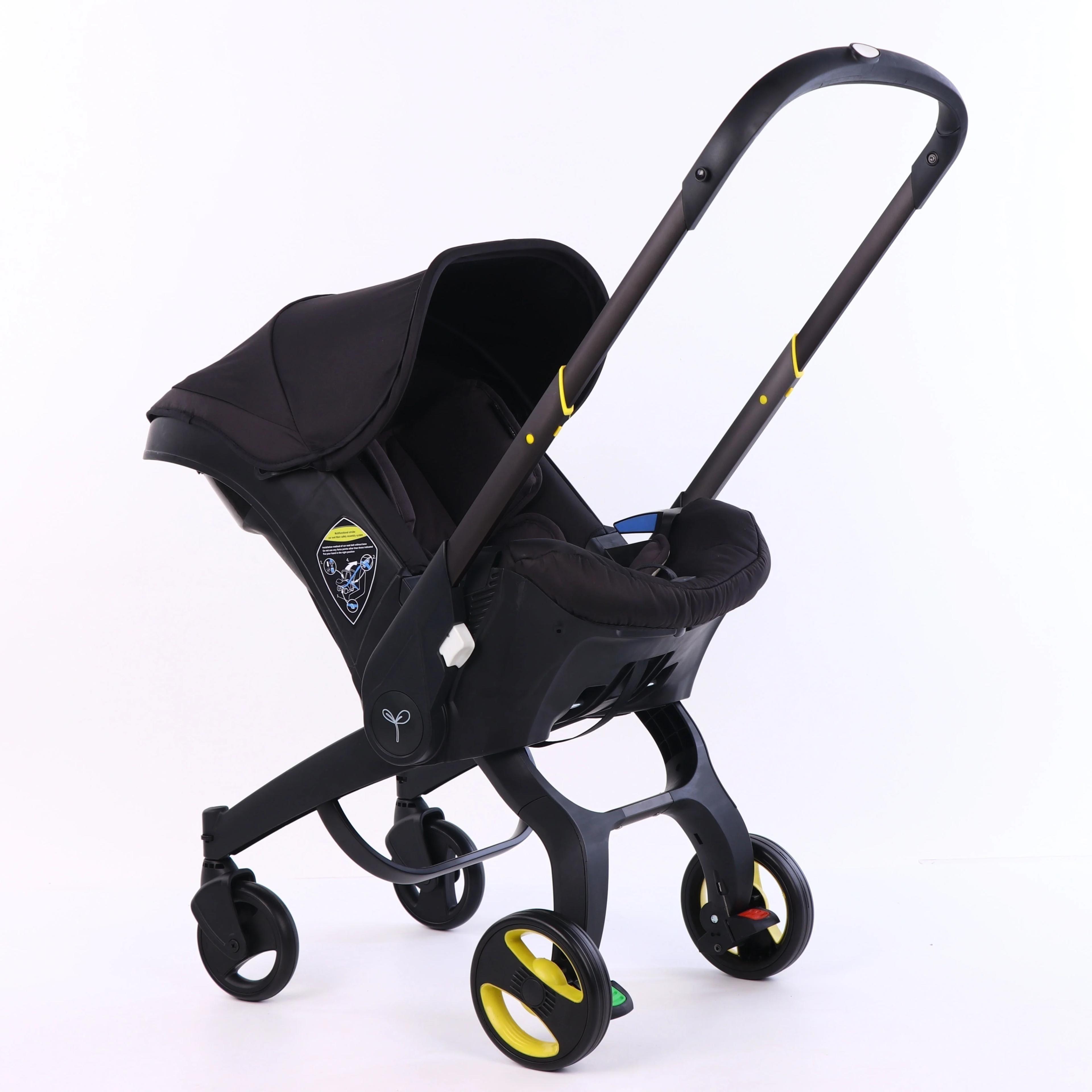 Poussette 3 en 1 avec siège auto pour bébé, chariot pliable pour nouveau-né