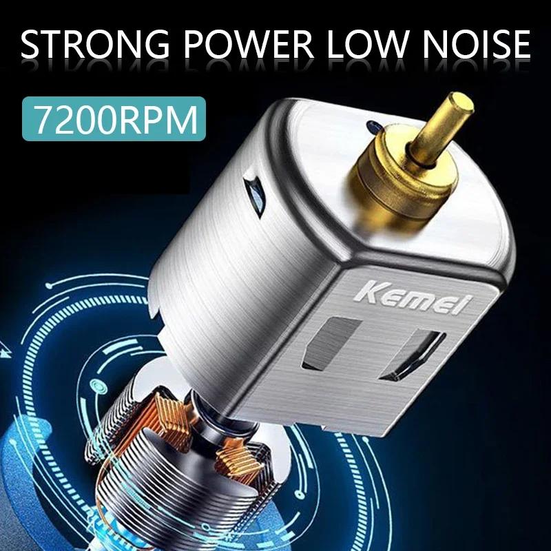 Kemei KM-2299 Professionnel Tondeuse À Cheveux pour Hommes Tondeuse À Cheveux Machine Tête Rasée Mac