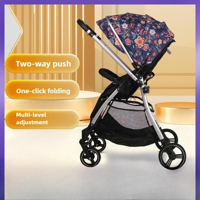 Poussettes pour bébé peuvent s'asseoir et s'allonger, légères et pliantes, portables, pour sortir, p