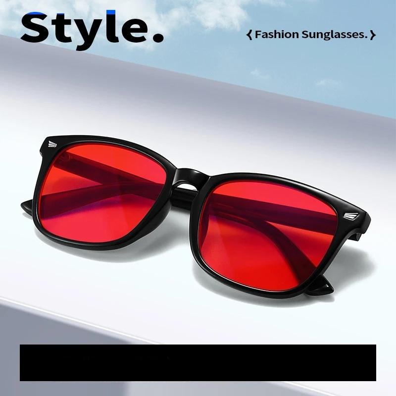 Lunettes classiques bloquant la lumière bleue pour hommes et femmes, verres rouges, carrés, meilleur