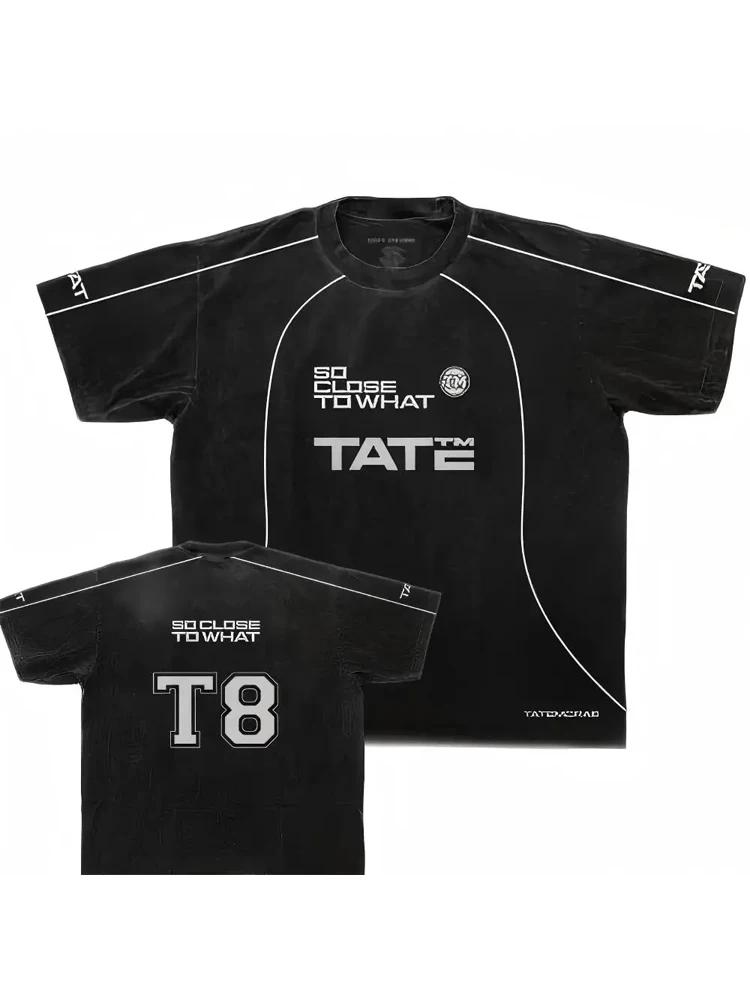 Nouveau maillot de football Tate McRae - SC2W 2025 blanc pour hommes, manches courtes, 3D, pour enfa