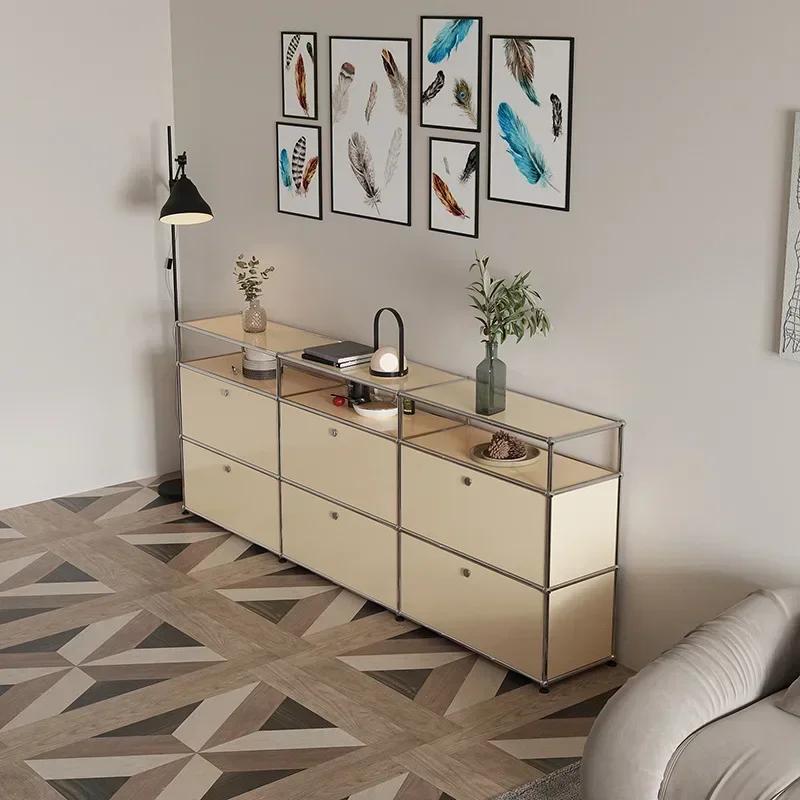 Module combiné buffets armoire tiroir armoires de salon commode latérale couloir rangement meuble TV
