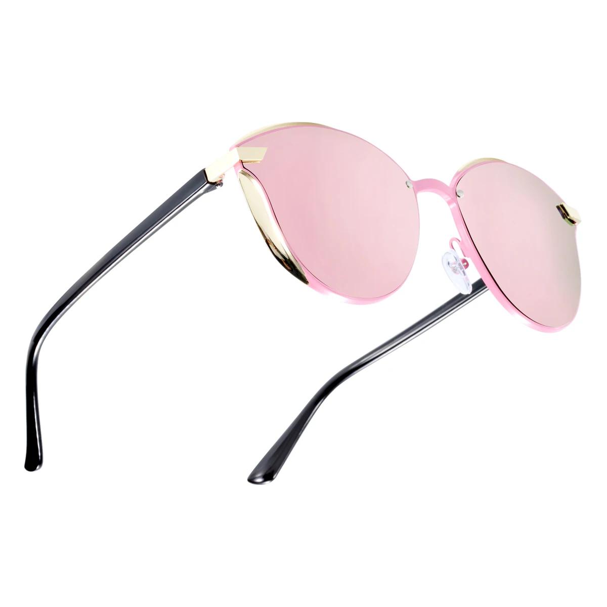 BARCUR Lunettes de soleil exquises de style vacances, montures œil de chat, accessoires de mode rési
