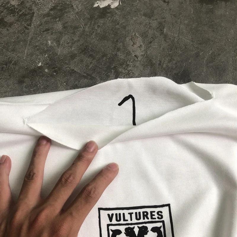 T-shirt imprimé pour homme, streetwear décontracté, coton, WhatsApp DA Kanye West, MICHAEL YE 1:1, Y