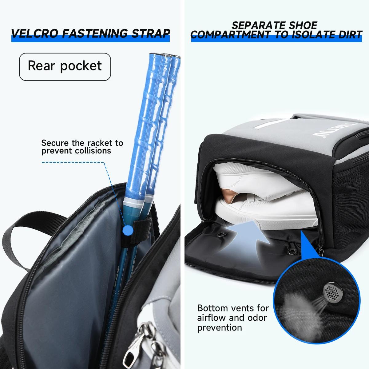 Sac à dos de sport Tigernu pour hommes, sacs de sport de plein air pour le badminton, sac à dos déco