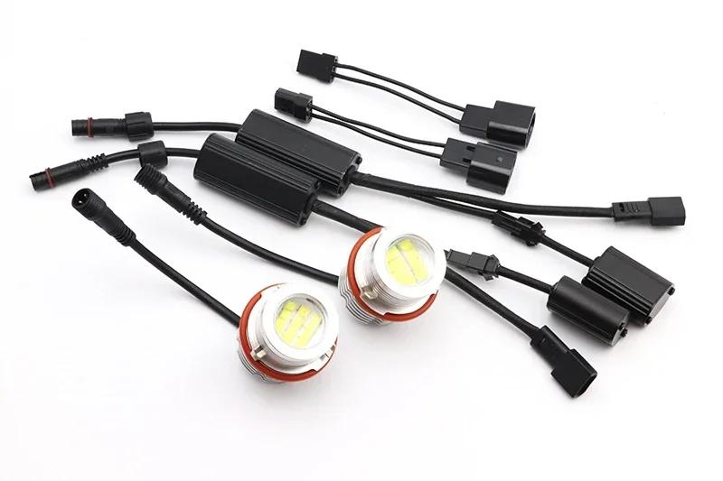 2 pièces lumineux 6000K 160W LED yeux d'ange marqueur lumières ampoules lampe pour BMW E87 E39 M5 E6