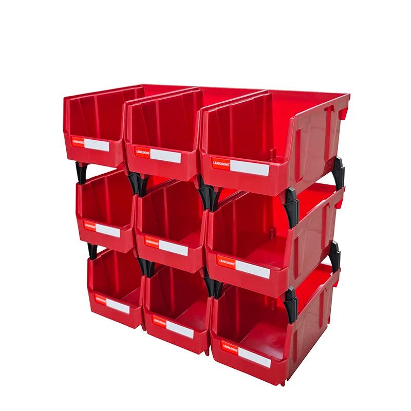 Bacs de rangement empilables en plastique, boîtes de rangement à vis, organisateur de rangement de p
