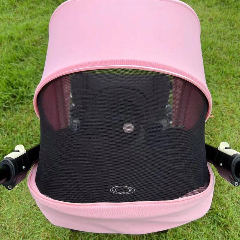 Auvent solaire pour Bugaboo Bee3 Bee5, pare-soleil pour poussette, Textile avec fenêtre en maille, t
