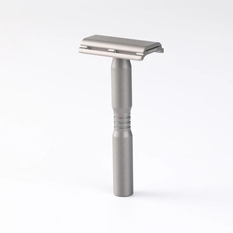Rasoir de sécurité léger YAQI Ghost Titanium