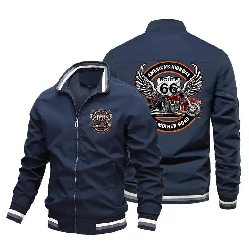 Veste de sport décontractée pour hommes, Hip Hop, Baseball, Fermeture éclair, Sportedly, Moto, Haute