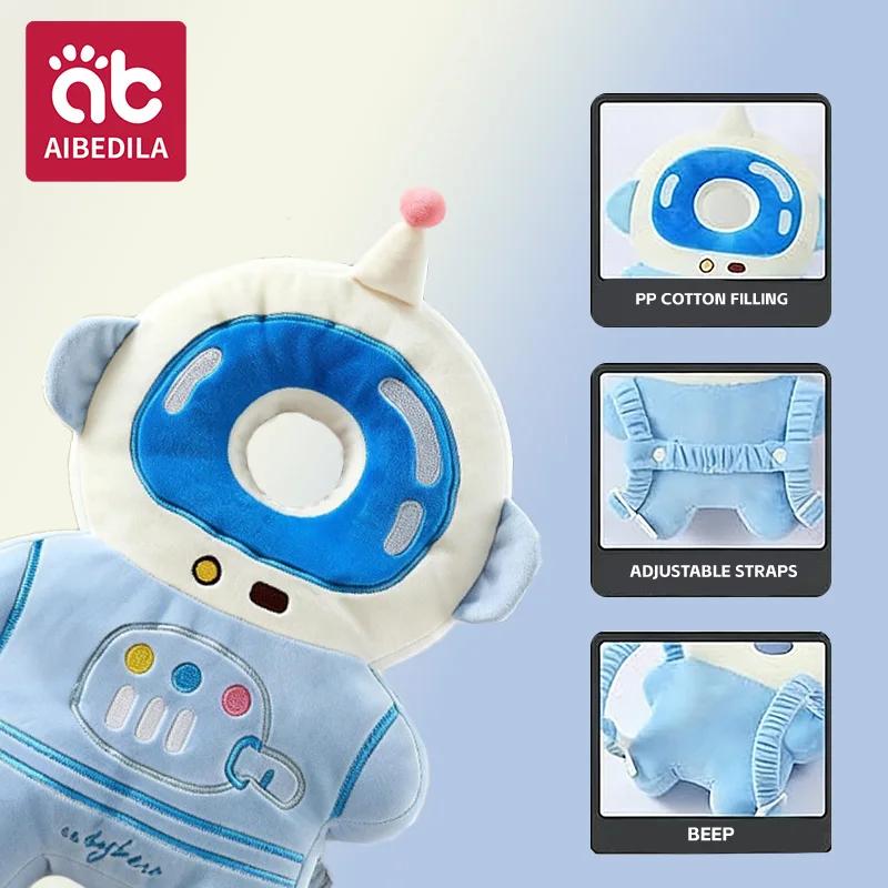 AIBEDILA Coussin de protection anti-chute pour bébé, motif astronaute de dessin animé, protège-tête