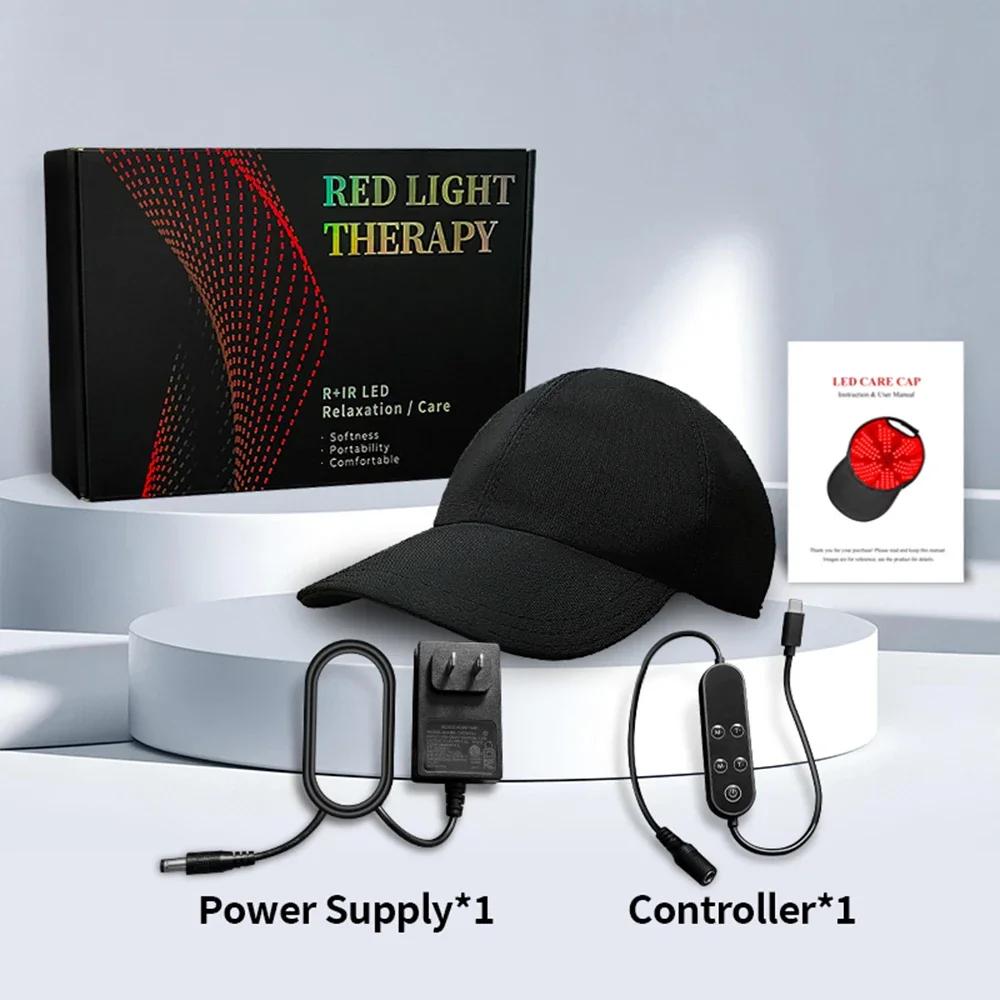 660nm 850nm 940nm lumière rouge thérapie capillaire infrarouge capuchon de croissance des cheveux po