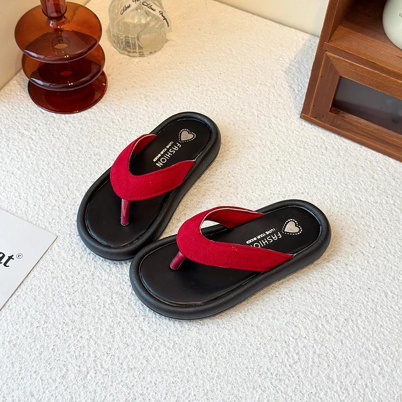 Sandales décontractées pour filles, nouvelle collection été 2026, tongs de plage antidérapantes à se