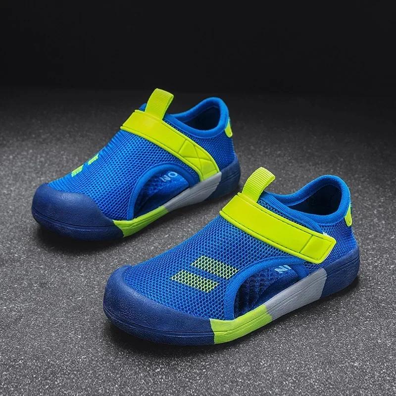 Sandales de plage 2025 pour enfants garçons et filles - Léger bout fermé sport été décontracté