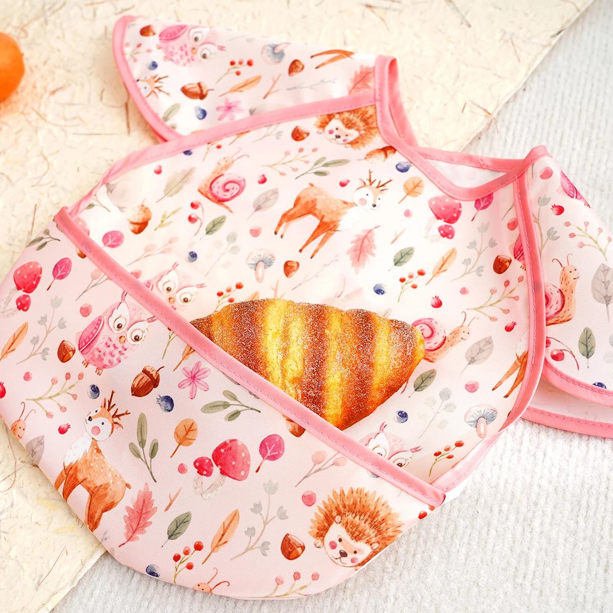 Bavoirs réutilisables Elinfant imperméables - Design de mode mignon pour l'alimentation des bébés et enfants