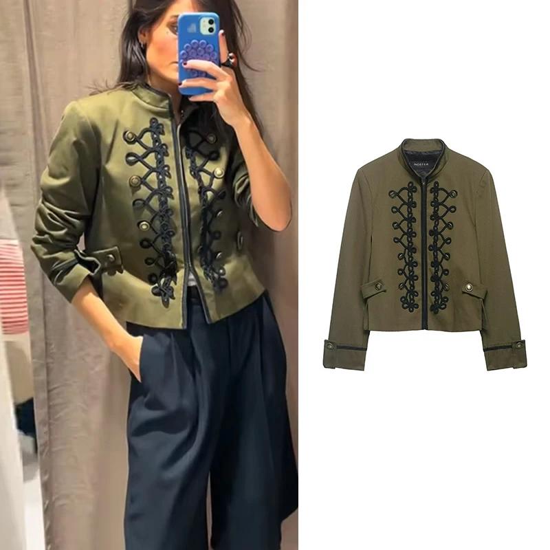 Vestes et Manteaux Printemps Femme 2026 Nouvelle Mode Rétro Élégante Slim Blazers Chic Jeunesse Voya
