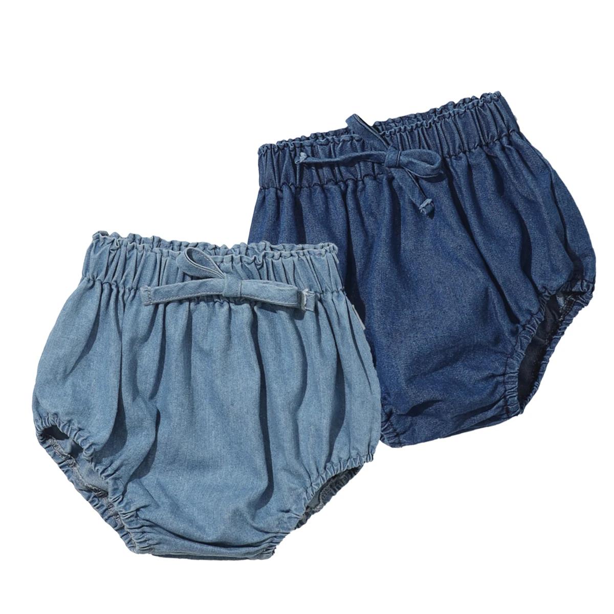 Short bouffant en Denim pour nouveau-né, en coton doux et confortable, pour garçons et filles, panta