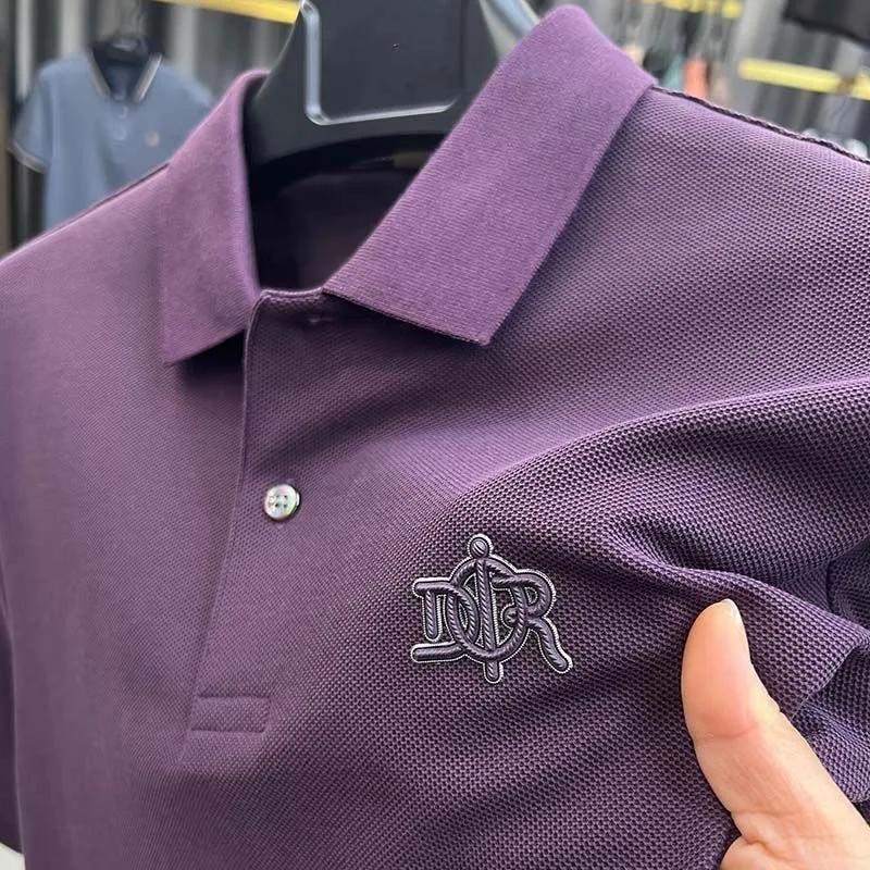 100% pur coton haut de gamme à la mode à manches courtes été nouveau haute qualité hommes d'affaires