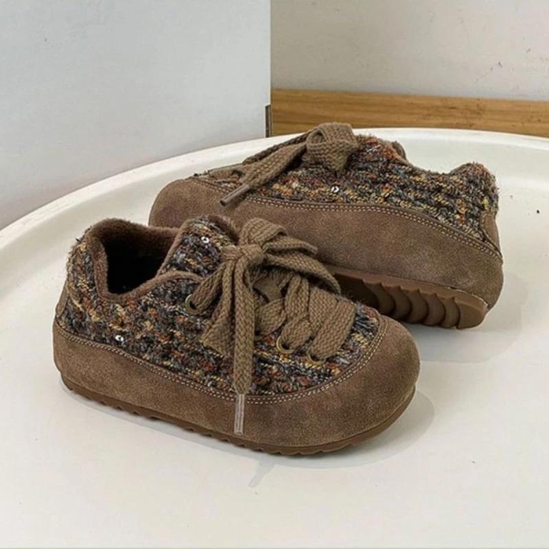 Baskets chaudes en coton pour enfants filles, chaussures d'hiver à isolation thermique, confortables